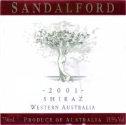 Western Australia_Sandalford_shiraz